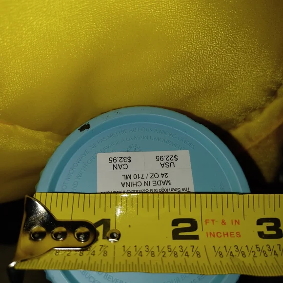 Starbucks 2022  Glacier Blue  Studded Cut Tumbler w/ Straw 24 oz NWT - Picture 5 of 9